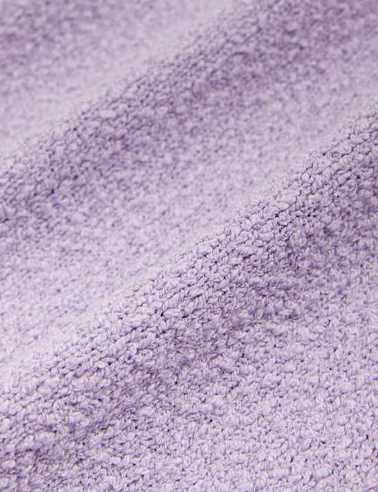 Cotton Rich Textured Knitted Vest