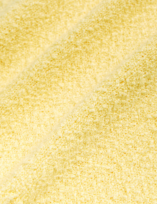 D&eacute;bardeur en maille de coton textur&eacute;