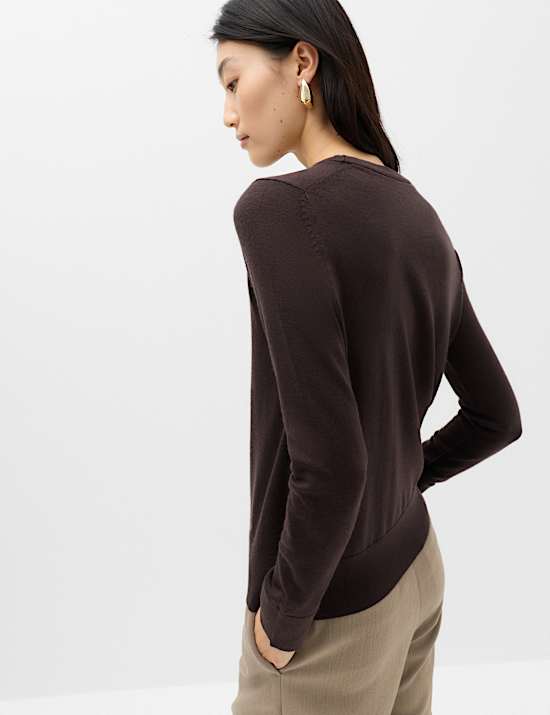Pull 100 % laine m&eacute;rinos &agrave; col rond