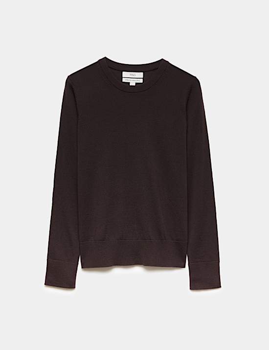 Pull 100 % laine m&eacute;rinos &agrave; col rond