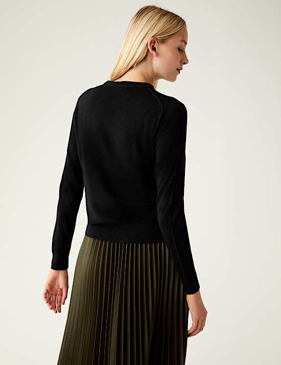 Pure Merino Wool Crew Neck Jumper