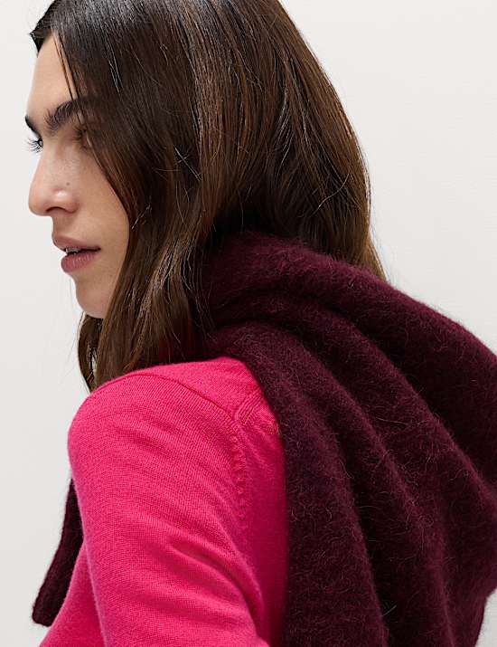 Pull 100 % laine mérinos à col rond