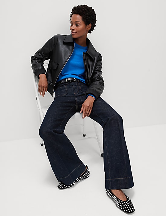 Pure Merino Wool Crew Neck Jumper