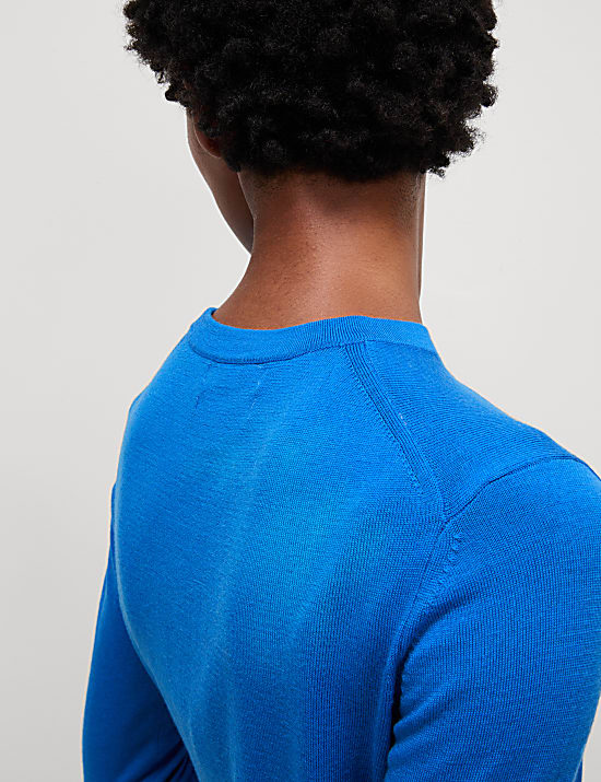 Pure Merino Wool Crew Neck Jumper