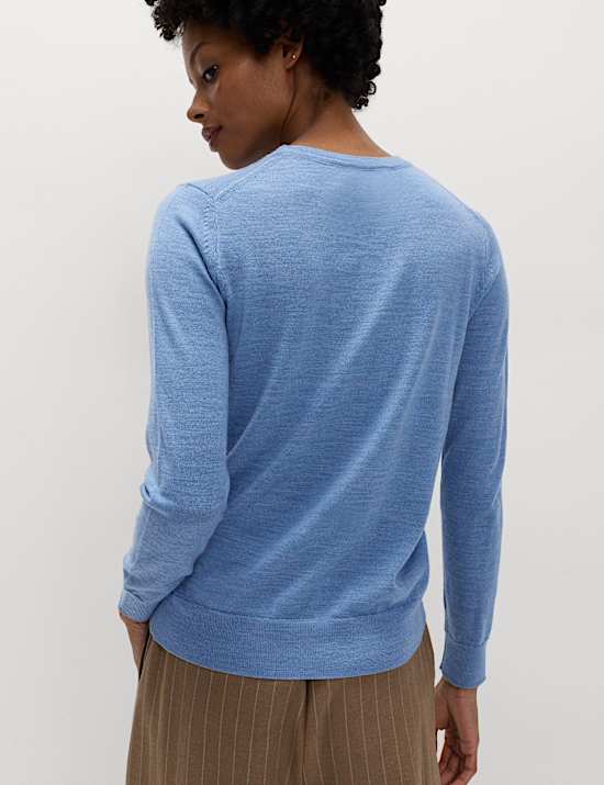 Pure Merino Wool Crew Neck Jumper
