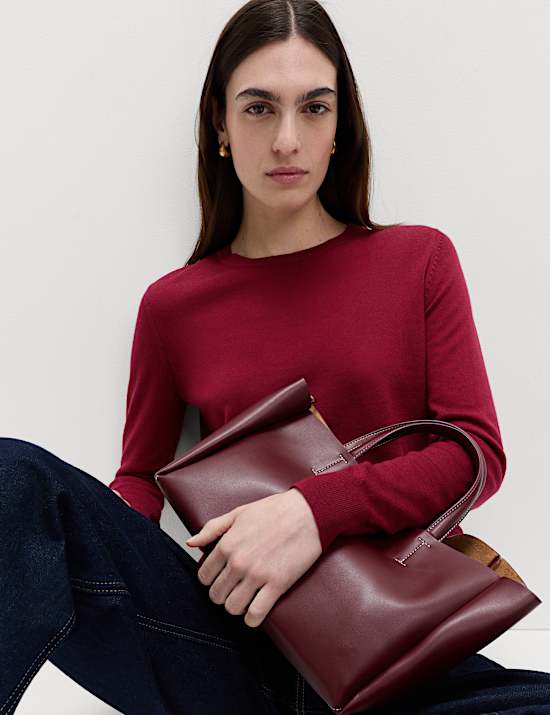 Pure Merino Wool Crew Neck Jumper