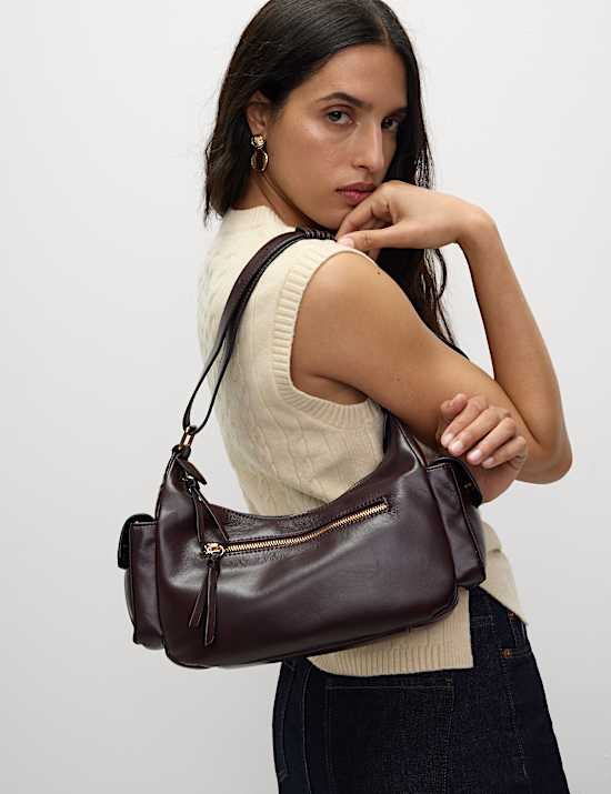 Air-Yarn Cable Knit Crew Neck Knitted Vest