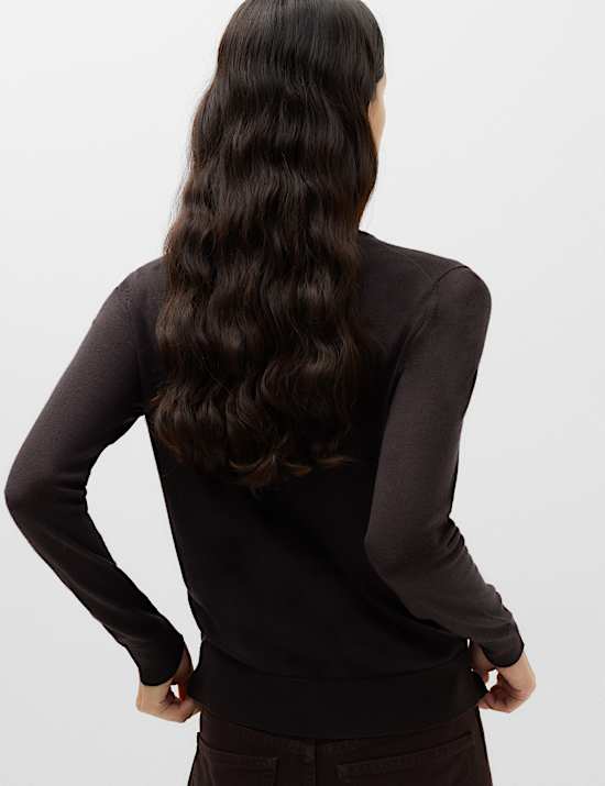 Pure Merino Wool Roll Neck Jumper