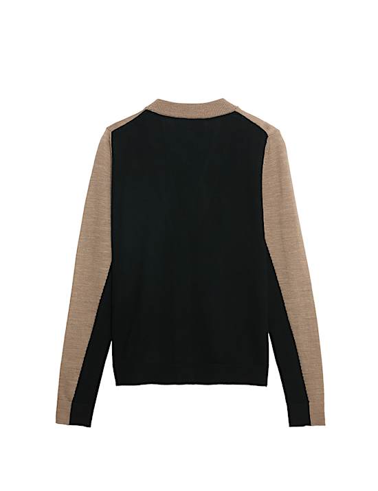 Pure Merino Wool V-Neck Cardigan