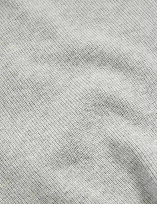 Air-Yarn Crew Neck Knitted Top