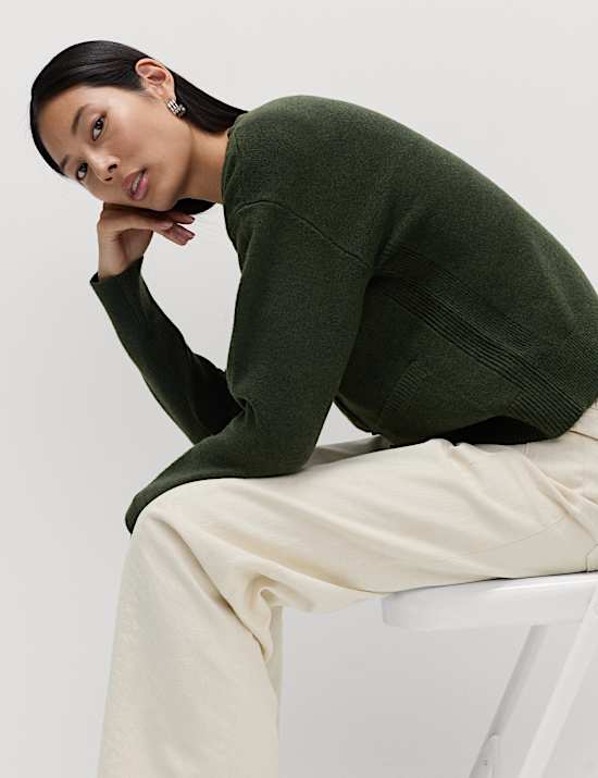 Air-Yarn V-Neck Button Through Cardigan