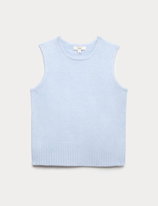 Maillot de corps &agrave; col rond en maille l&eacute;g&egrave;re