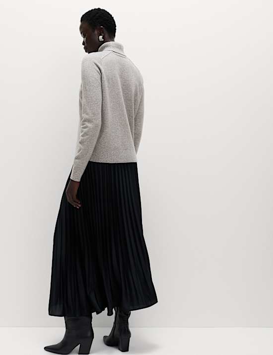 Rollkragenpullover aus Air-Garn