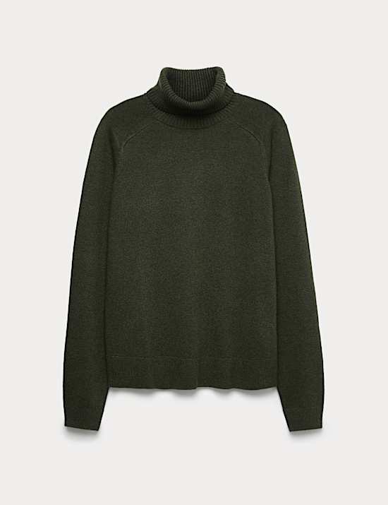 Pull en maille légère à col roulé