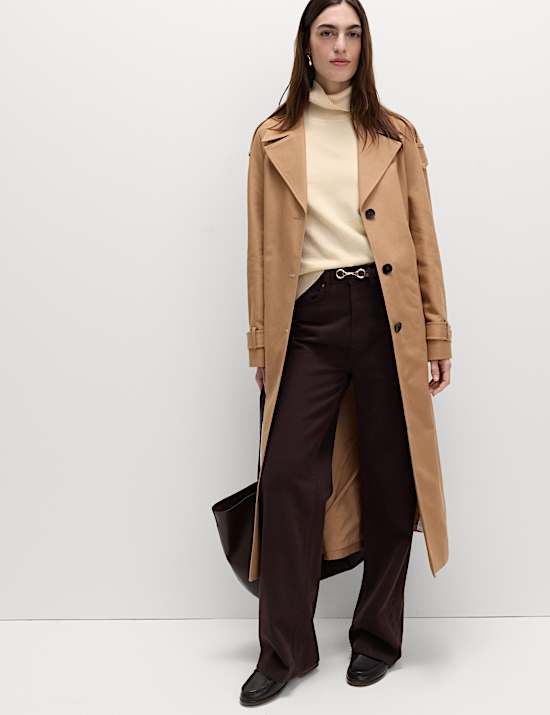 Air-Yarn Roll Neck Jumper