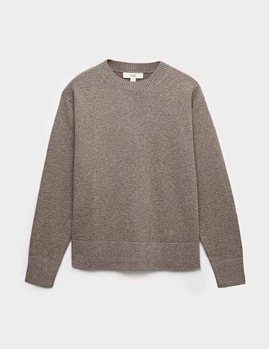 Su&eacute;ter de cuello redondo con hilo Air