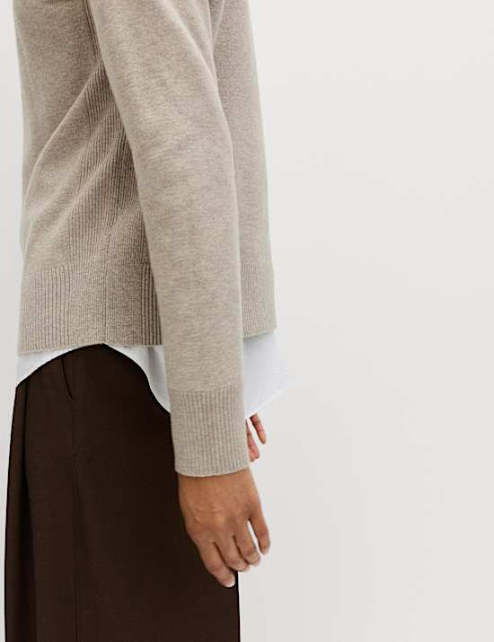 Air-Yarn Crew Neck Jumper