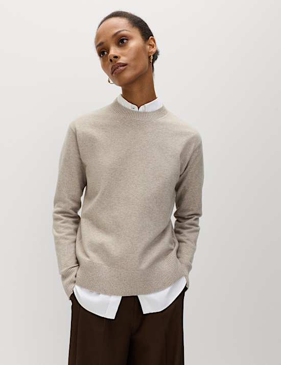 Air-Yarn Crew Neck Jumper