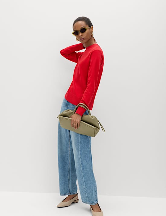 Air-Yarn Crew Neck Jumper