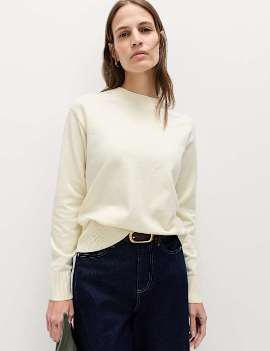 Air-Yarn Crew Neck Jumper