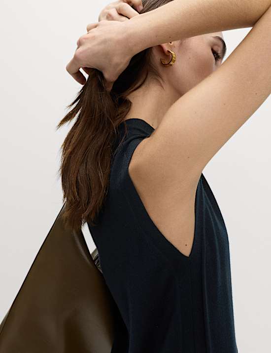 Pure Merino Wool Knitted Waistcoat