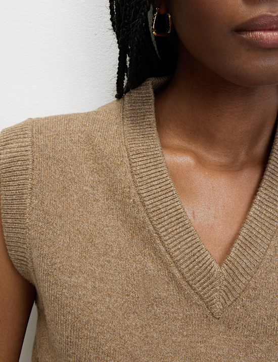 Air Yarn V-Neck Tabard