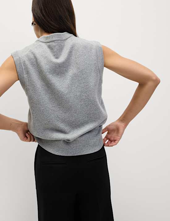 Air Yarn V-Neck Tabard