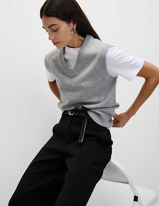 Air Yarn V-Neck Tabard