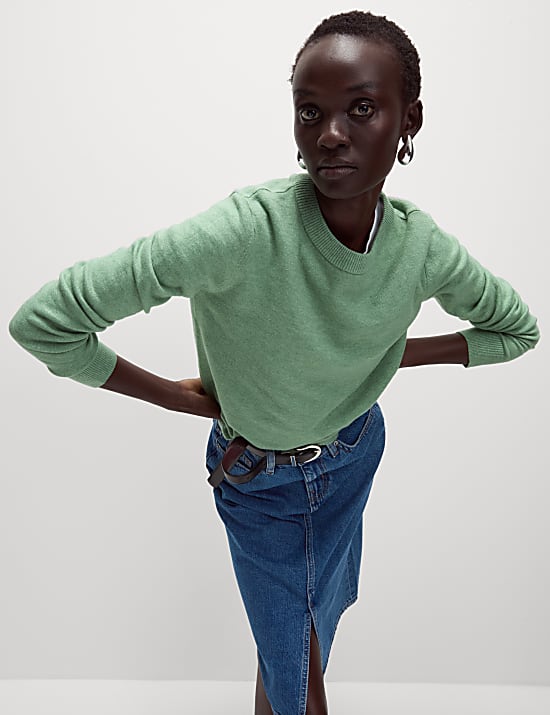 Air-Yarn Crew Neck Jumper