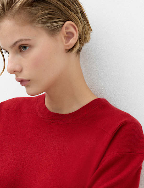 Shoulder Detail Relaxed Jumper
