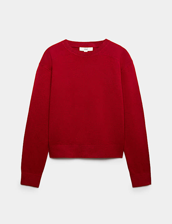Shoulder Detail Relaxed Jumper