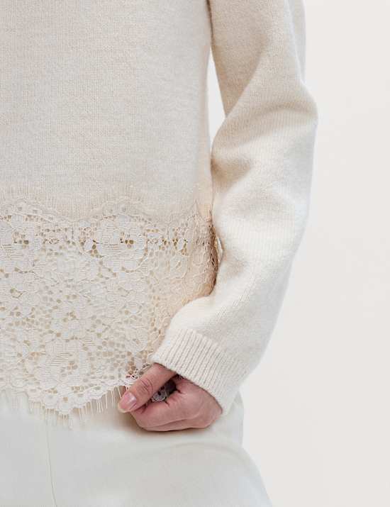 Lace Trim Jumper