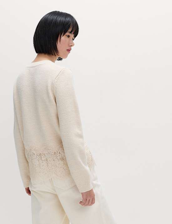 Lace Trim Jumper