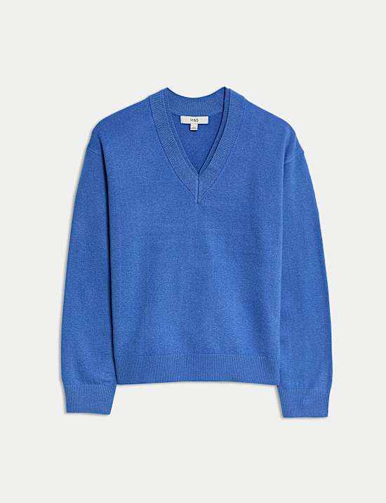 Air-Yarn V-Neck Jumper