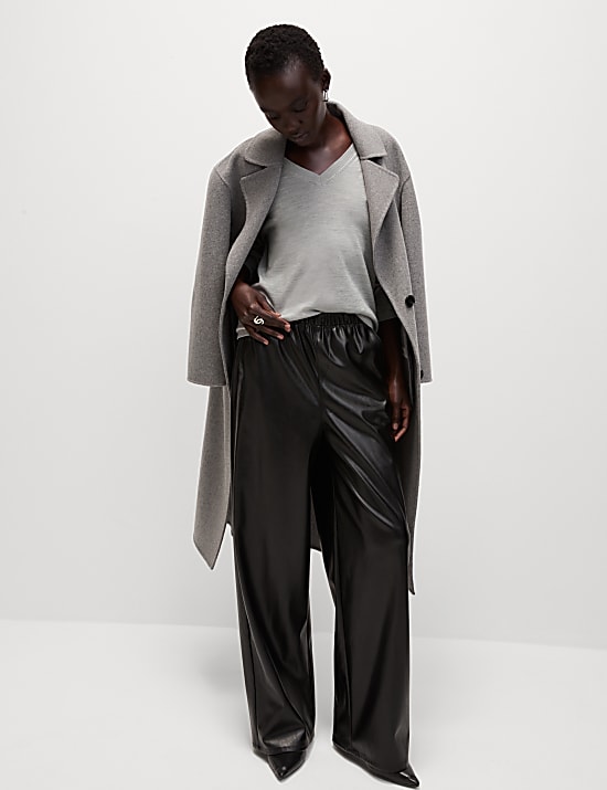 Pure Merino Wool V-Neck Jumper