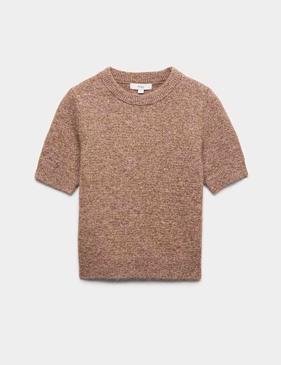 סריג בגזרה צרה ובטקסטורה בשילוב צמר