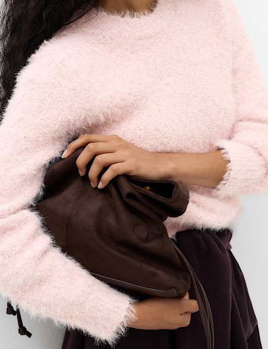 Textured Crew Neck Jumper