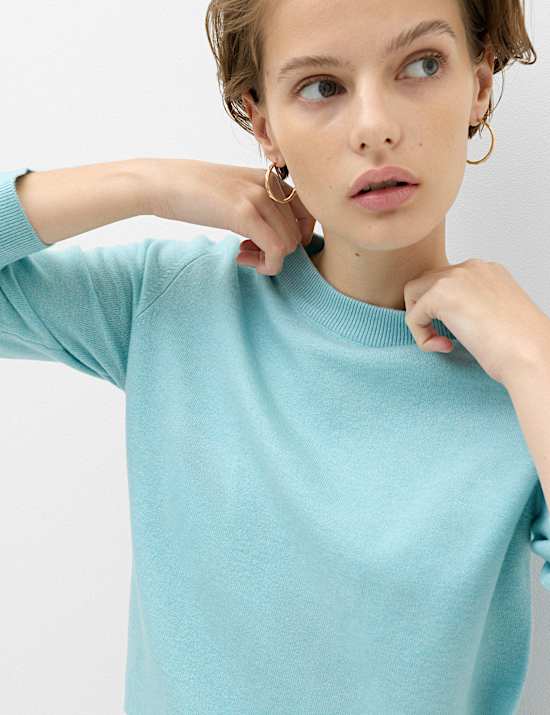 Air-Yarn Crew Neck Jumper