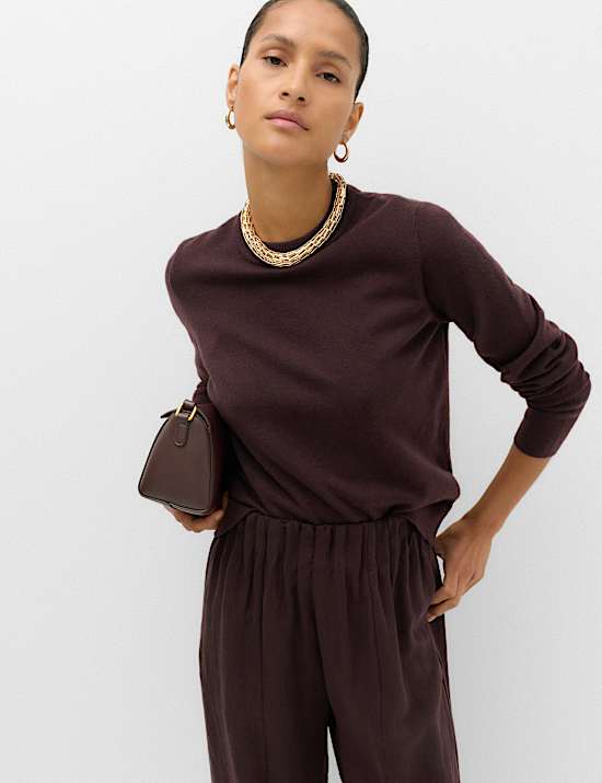Air-Yarn Crew Neck Jumper
