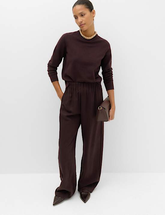 Air-Yarn Crew Neck Jumper