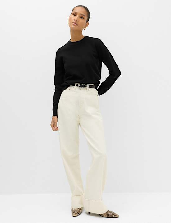 Air-Yarn Crew Neck Jumper