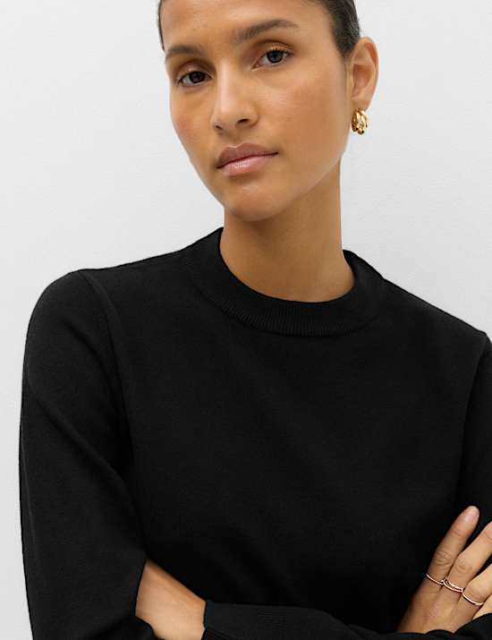 Air-Yarn Crew Neck Jumper