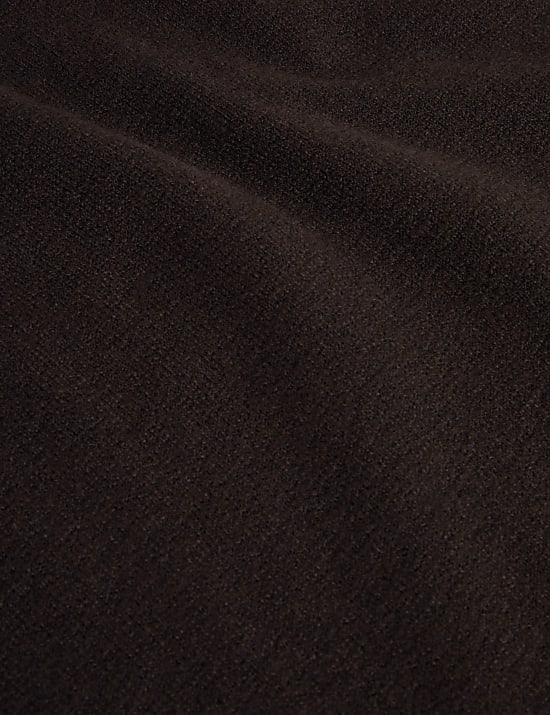 Strick-Pulloverkleid aus Air-Garn mit Rollkragen