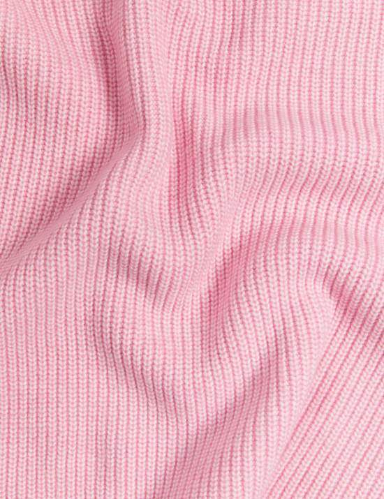 Pull en maille douce &agrave; encolure ronde et motif textur&eacute;