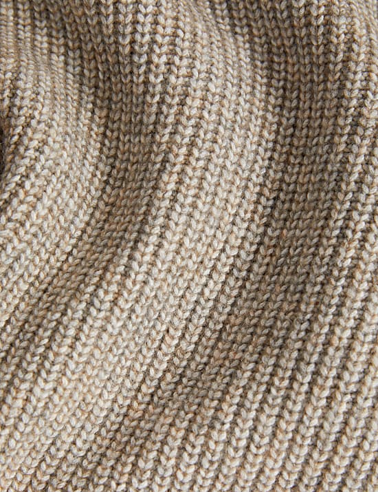 Cloud-Yarn Textured Crew Neck Jumper