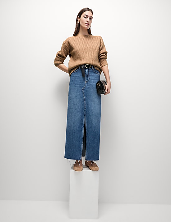 Cloud-Yarn Textured Crew Neck Jumper