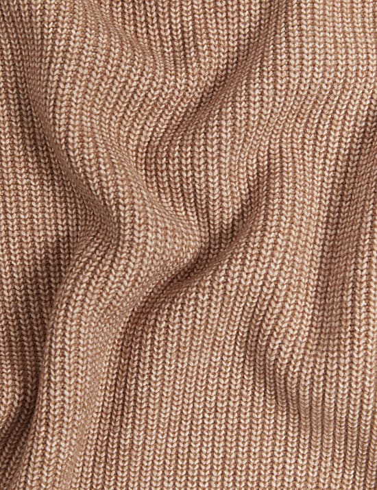 Cloud-Yarn Textured Crew Neck Jumper