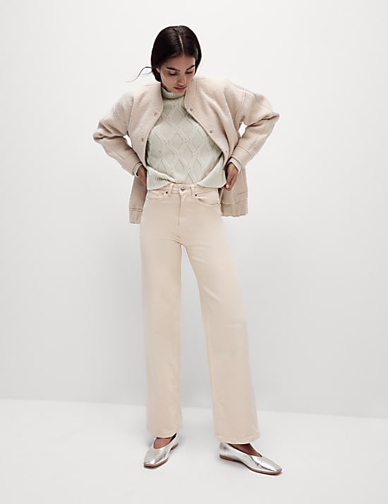 Cloud-Yarn Textured Crew Neck Jumper