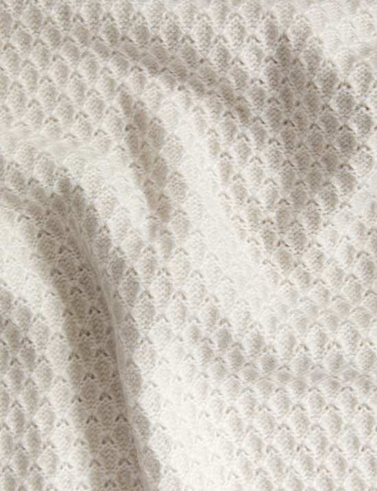 Textured Roll Neck Jumper