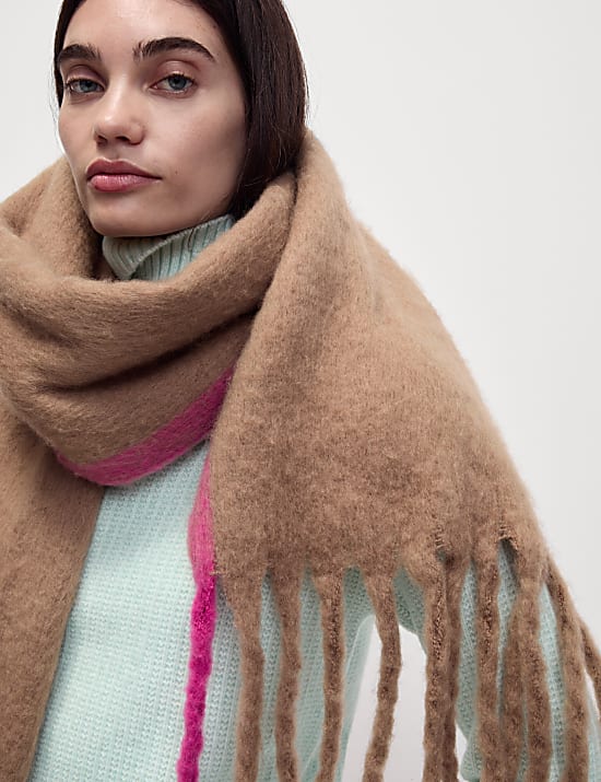 Truien van geblazen garen met ronde hals en structuur